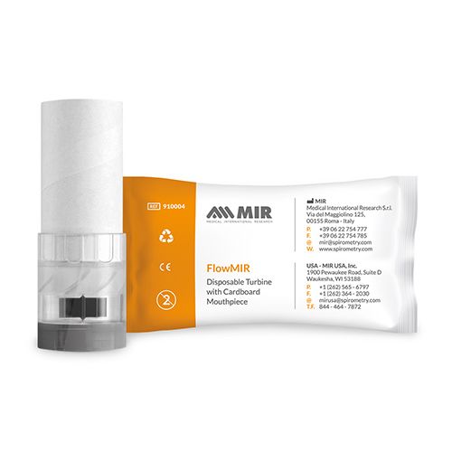 Disposable Turbine with Cardboard Mouthpiece x 60