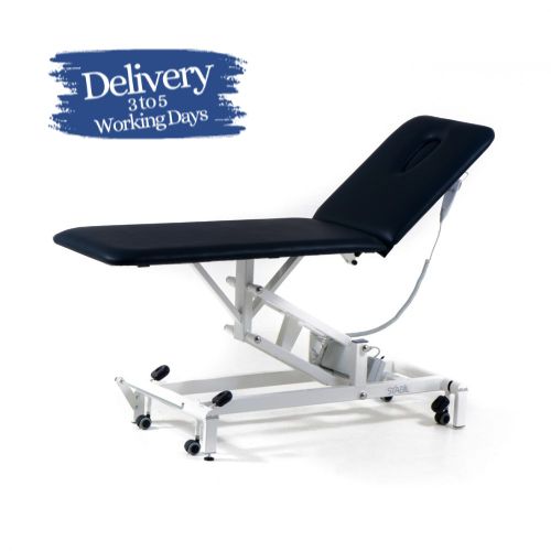 STABIL KOMFORT 2-Section Electric White Frame - Black