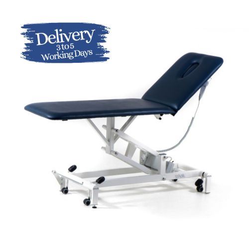 STABIL KOMFORT 2-Section Electric White Frame - Navy