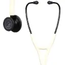 3M™ Littmann® Cardiology IV™ Diagnostic Stethoscope, Black Matte-finish Chestpiece, Alabaster Tube, 6186C