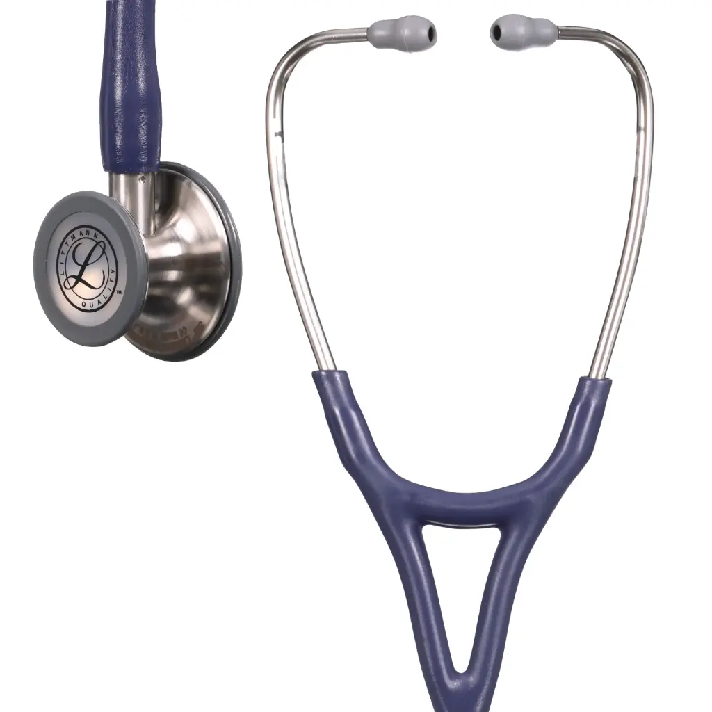 3M™ Littmann® Cardiology IV™ Diagnostic Stethoscope, Stainless-finish Chestpiece, Midnight Blue Tube, 6187C