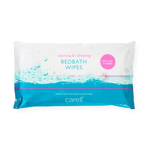 Carell Bed Bath Wipes (x8 Wipes)