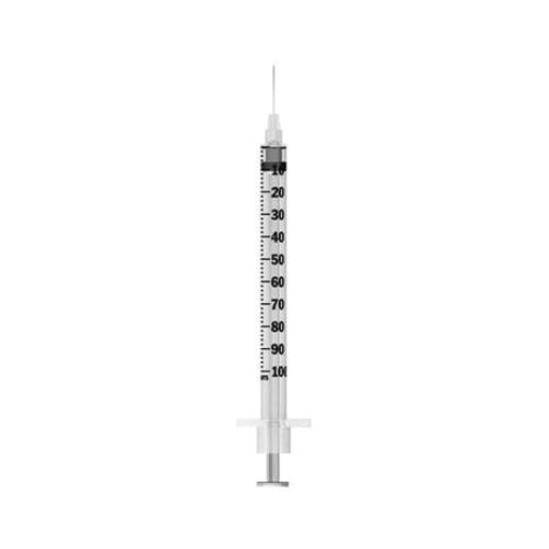 BD 1ml TB Syringe with 26G, 10mm Microlance 3 Needle x 120