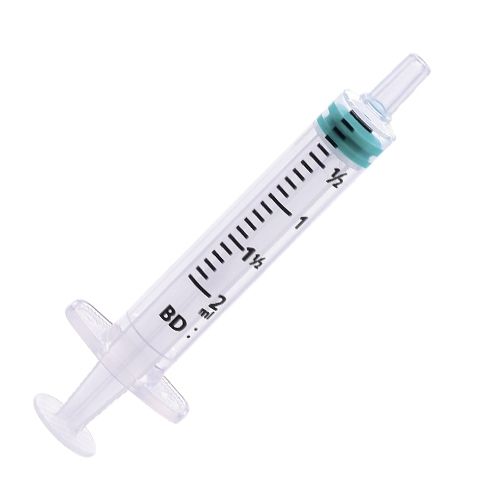 Emerald Hypodermic Luer Slip Syringe - 2ml x 100