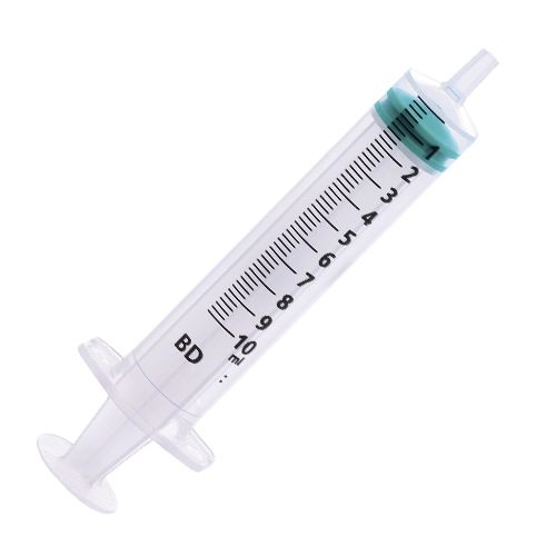 Emerald Hypodermic Luer Slip Syringe - 10ml x 10