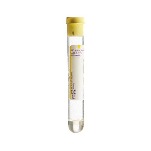 BD Vacutainer Blood Banking Tube, 8.5mL, Yellow x 100