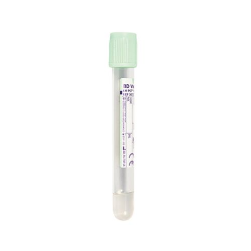 BD Vacutainer PST II Plus Tube, 4.5mL, Light Green x 100