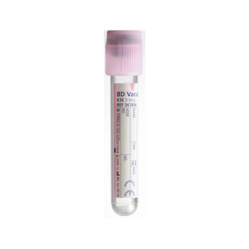 BD Vac K3EDTA+ Tube-2ml-Translucent Lavender x100-Exp Sep-24