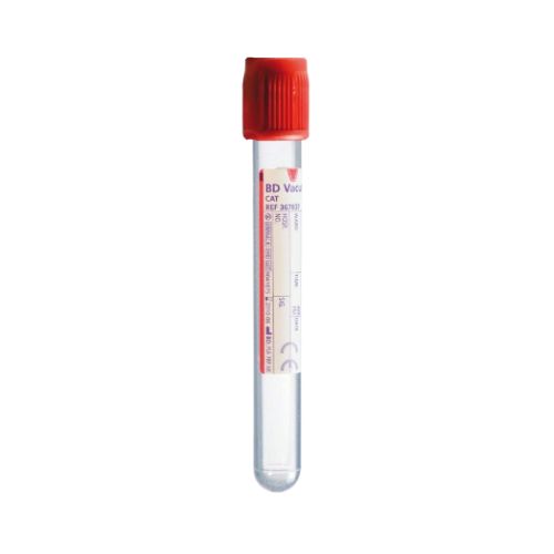 BD Vacutainer Serum Plus Tube, 6mL, Red x 100