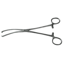 Rocialle Teales Forceps - Curved, Toothed, 23cm x 30
