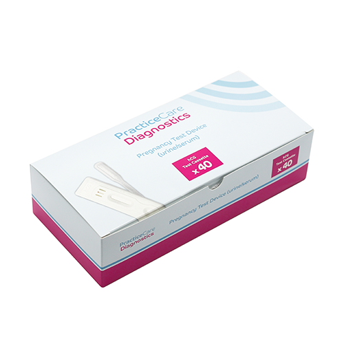 PracticeCare HCG Cassette Pregnancy Test x 40