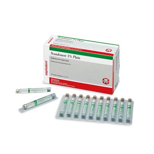 Scandonest 3% Inj Plain 2.2ml Cartridge x 50