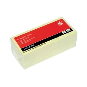 Re-move Yellow Notes - 100 Sheets (38mm x 51mm) pk of 12