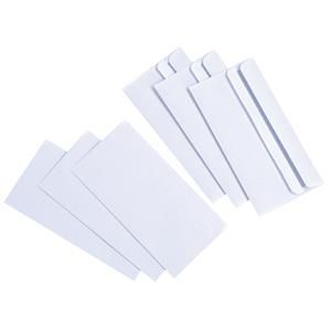 DL White Envelopes (80gsm) Press Seal - Pack of 1000