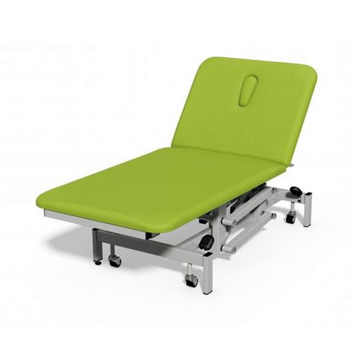 Plinth Medical 2 Section Bariatric Couch - Citrus Green