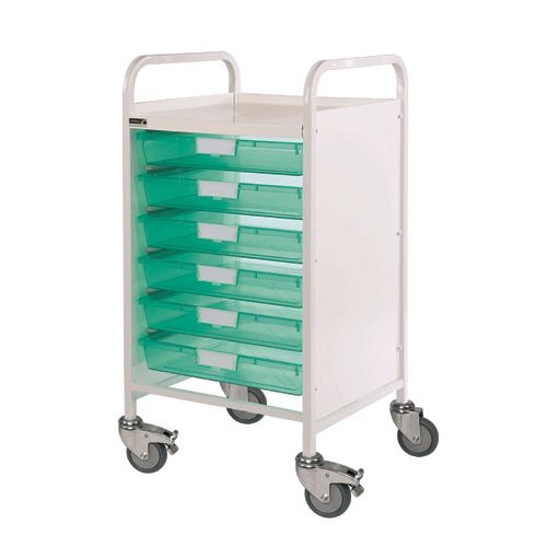 Vista 50 Trolley - 6 Green Trays