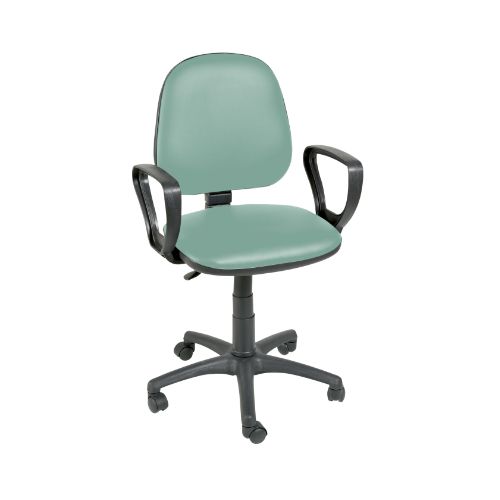 Gas Lift Chair with Arms - Mint
