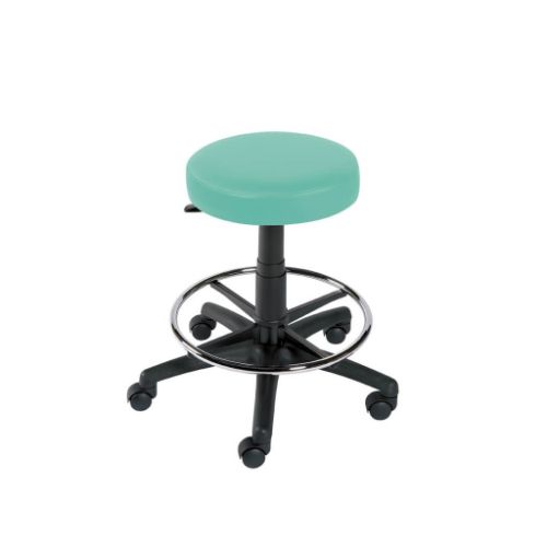 Gas Lift Stool with Foot Ring - Mint