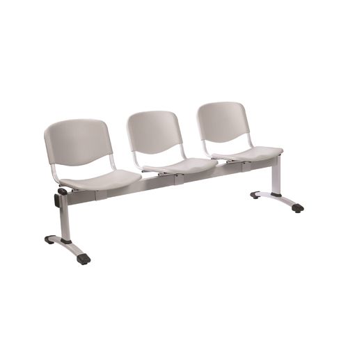 Visitor Seating Module - 3 Seats - Grey
