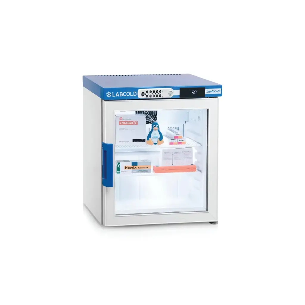 Labcold RLDG0119DIGLOCK Pharmacy Refrigerator Glass Door 36L