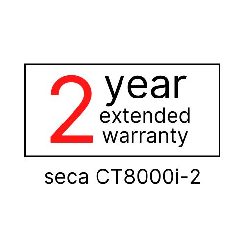 Extended 2 year comp warranty for the seca CT8000i-2