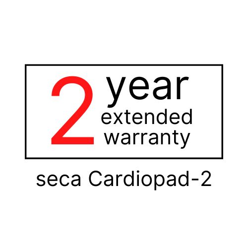 Extended 2 year comp warranty for the seca Cardiopad-2