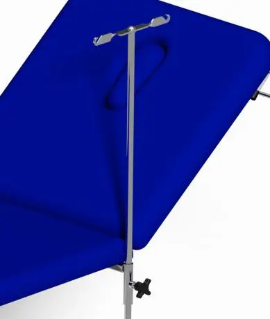 IV Pole Attachment for Plinth 2000 Couches