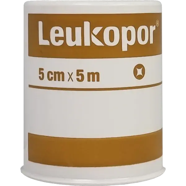 Leukopor Tape - 5cm x 5m - Pack of 6