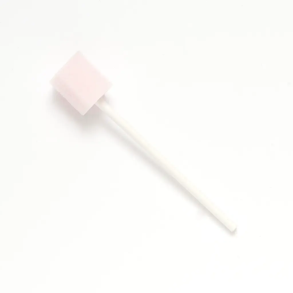 Foam Polygon Swabs Non-Sterile Pink (Packs of 5) x 300