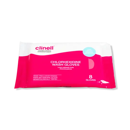 Clinell 2% Chlorhexidine Gloves (8 pack) x 24