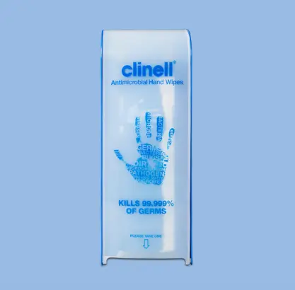 Clinell Wall Mounted Hand Wipe Dispensers