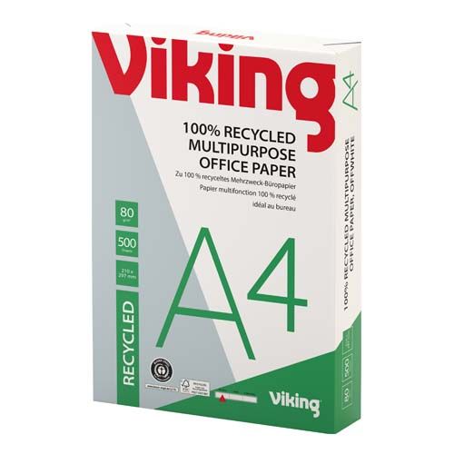 100% Recycled Paper A4 80gsm 5 reams