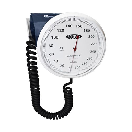 Accoson 6inch Aneroid Wall Model with Adult Velcro Cuff
