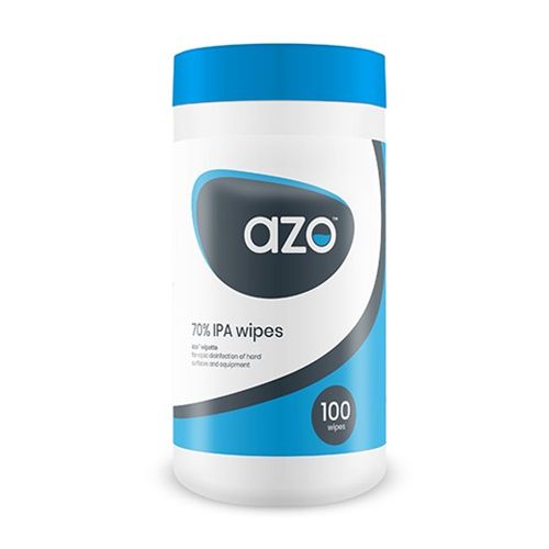 Azo 70% IPA Disinfectant Wipes - 100 Wipes