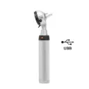 HEINE BETA 400 LED F.O. Otoscope with BETA4 USB Rechargeable Handle+USB Cord