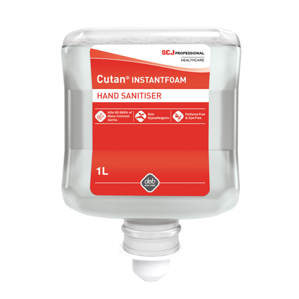 Cutan InstantFOAM Hand Sanitiser 1 Litre Cartridge (CFS39H) x 6
