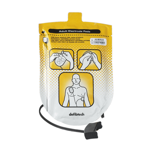 Defibtech Adult Defibrillation Pads (Pair) For Lifeline AED