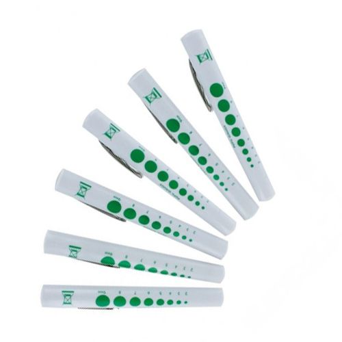 Disposable Pen Torch with Pupil Gauge x 6