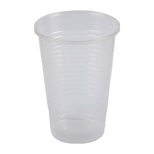 Disposable Water Cups Plastic 200ml Transparent x100