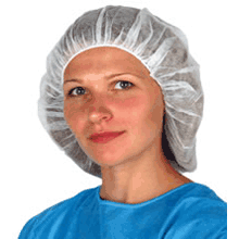 Premier Standard Mob Caps x 100 - White