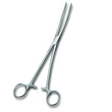 Reusable Bozeman Uterine Forceps - 10 inch