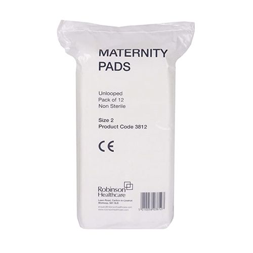 Robinson Maternity Pads Unlooped Medium x 12