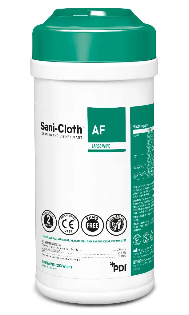 Sani-Cloth AF Universal Wipes Cannister x 200 