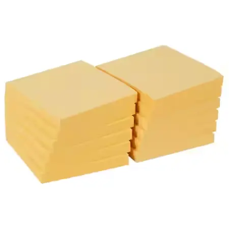 Sticky Notes 76 x 76 mm Yellow 100 Sheets x12