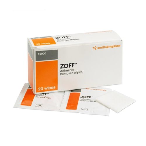 Zoff Adhesive Remover x 20 Wipes