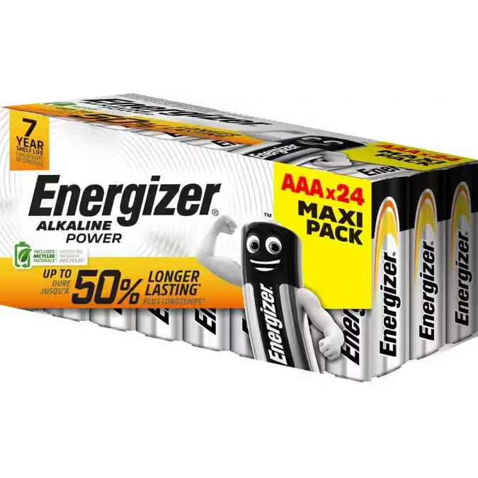 Energizer AAA Alkaline Batteries Power x24