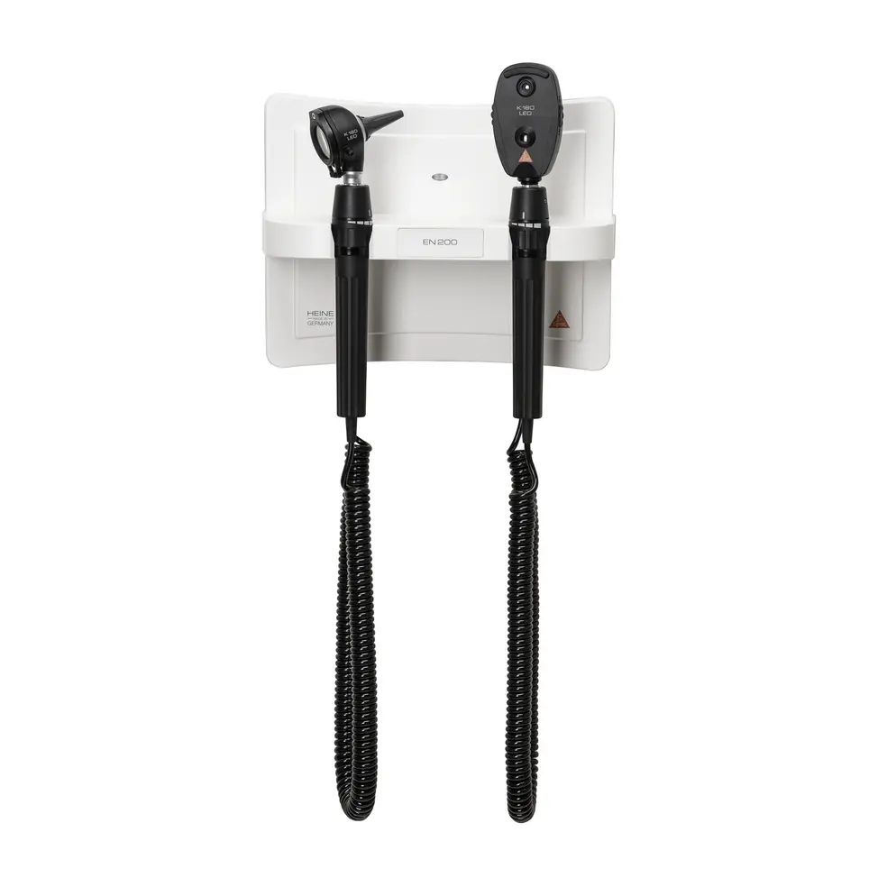 Heine EN 200 Diagnostic Centre - K180 LED F.O. Otoscope + K180 LED Ophthalmoscope