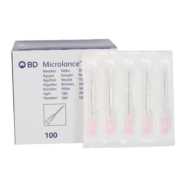 BD Microlance 3 Needle 18G x 2 inch Thin-Wall x 100