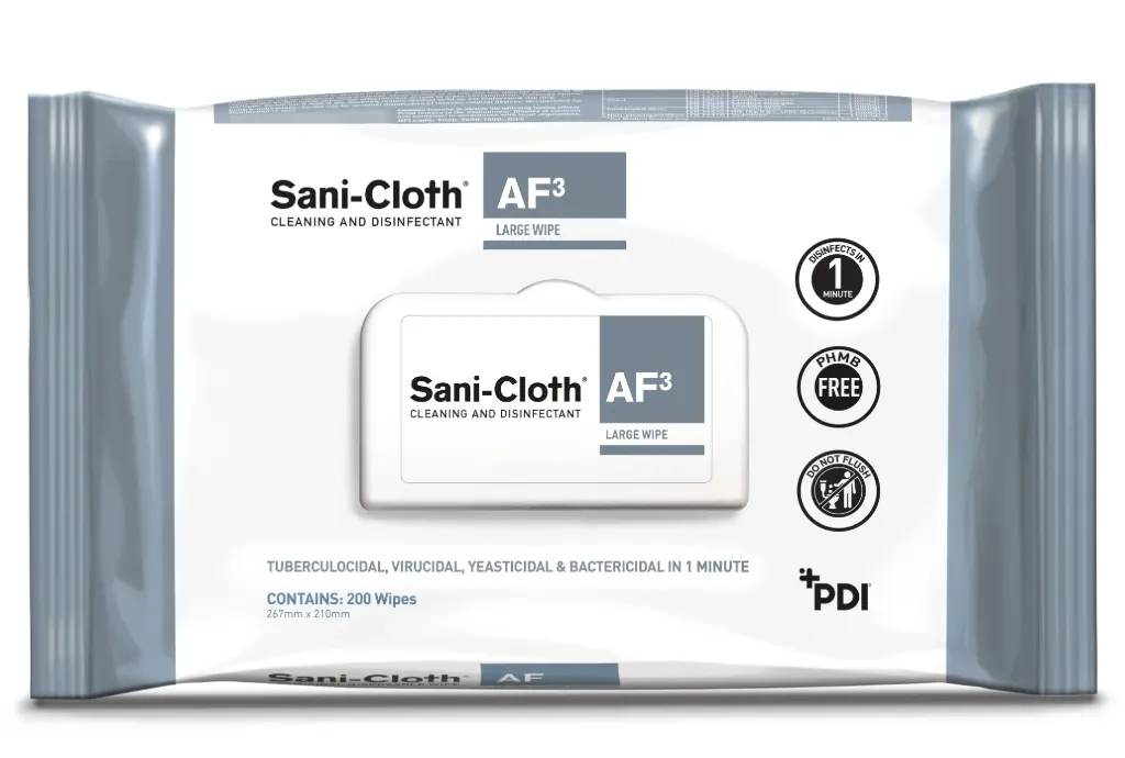 Sani-Cloth® AF³ 2-in-1 Wipe x200