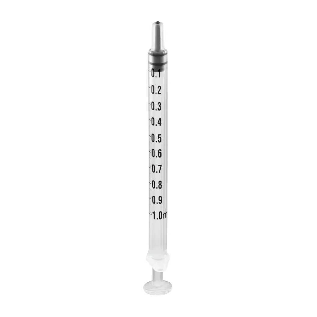 Unifine Syringes 1ml Luer Slip Central Tip x100